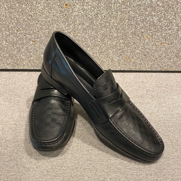 Louis Vuitton Leather Loafer Slip On Mens - Picture 1 of 13